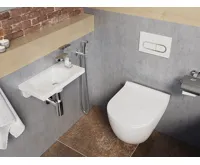 Ravak umývátko Chrome R white s otvory