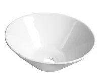 AQUALINE COMILLAS keramické umyvadlo na desku, 42x15 cm, bílá