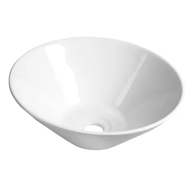 AQUALINE COMILLAS keramické umyvadlo na desku, 42x15 cm, bílá