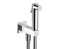 SAPHO Nástěnný ventil s ruční bidetovou sprškou a bezpečnostní pojistkou,hranatý,chrom SAPHO Nástěnný ventil s ruční bidetovou sprškou a bezpečnostní pojistkou,hranatý,chrom