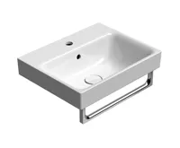 GSI NUBES keramické umyvadlo 50x40cm, broušená spodní hrana, bílá ExtraGlaze (5)