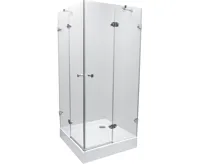 PROFI-RICH Sprchový kout čtvercový  90x90x190 chrom - sklo - čiré CK70111E