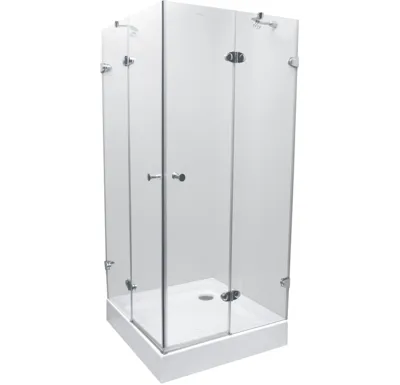 PROFI-RICH Sprchový kout čtvercový  90x90x190 chrom - sklo - čiré CK70111E