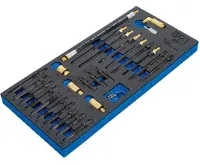 BGS Vložka do dílenského vozíku 1/3: Sada adaptérů pro testery na zkoušku komprese a testery ú (1)