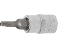 BGS Hlavice zástrčná 1/4&quot; TS-Profil TS 15 s vrtáním