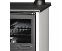 PLAMEN Sporák na tuhá paliva 850 GLAS - P bílý (2)