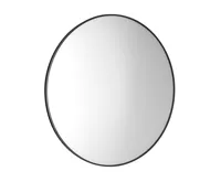 SAPHO AROWANA kulaté zrcadlo v rámu ø 80cm, černá mat SAPHO AROWANA kulaté zrcadlo v rámu ø 80cm, černá mat