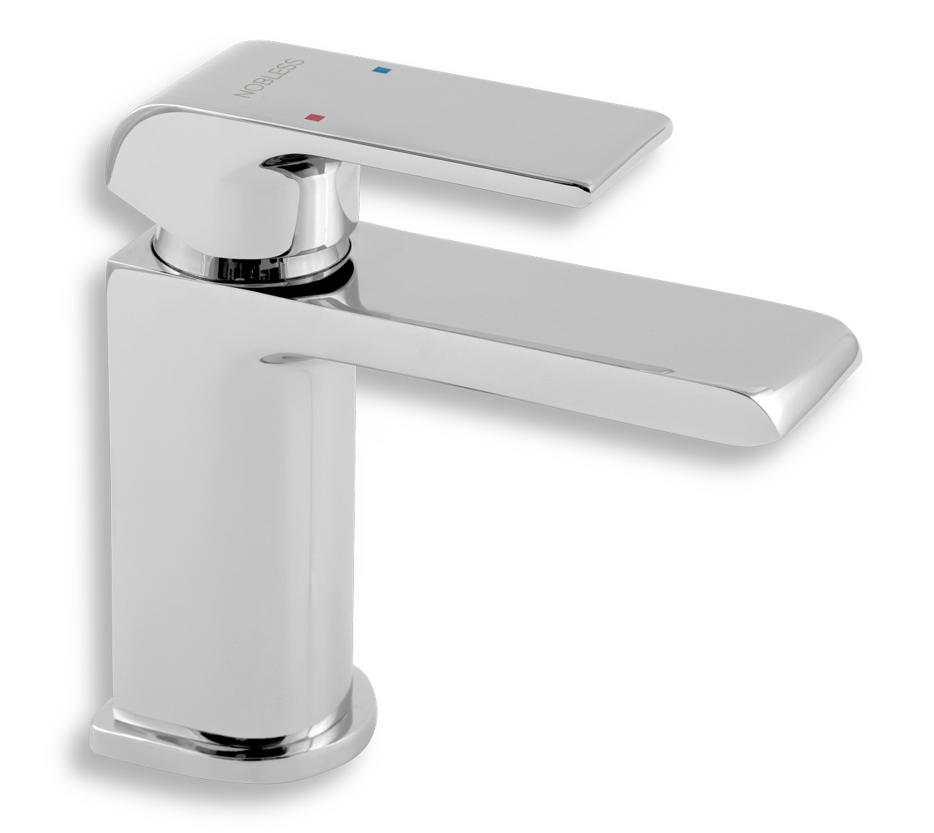 Novaservis umyvadlová baterie bez výpusti sharp chrom - 37001/1,0