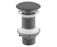 ISVEA Umyvadlová výpust 5/4“, click-clack, keramická zátka, 20-70mm, antracit ISVEA Umyvadlová výpust 5/4“, click-clack, keramická zátka, 20-70mm, antracit