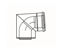 ALMEVA LIL koleno 87° 110/160 - krátké
