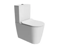 GSI KUBE X WC kombi, Swirlflush, spodní/zadní odpad, bílá dual-mat (3)