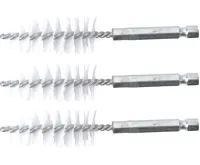BGS Kartáče nylonové, sada 3 ks , 19 mm, 6.3 mm (1/4&quot;) Drive, 3 pcs.