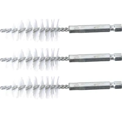 BGS Kartáče nylonové, sada 3 ks , 19 mm, 6.3 mm (1/4") Drive, 3 pcs.