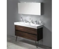 SAPHO CLOE galerka s LED osvětlením 120x50x18cm, bílá (3)