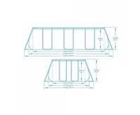 Bestway Bazén Power Steel Frame 4,04 x 2,01 x 1 m - 56442 (2)