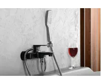 SAPHO Ruční sprcha se samočistícím systémem, 240mm, ABS/chrom (7)