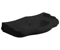 KERASAN RETRO keramické umyvadlo 100x54,5cm, černá mat
