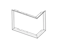 ROMOTOP Rámek IR2SG RAM04 krycí, polohluboký, univerzální ROMOTOP Rámek IR2SG RAM04 krycí, polohluboký, univerzální