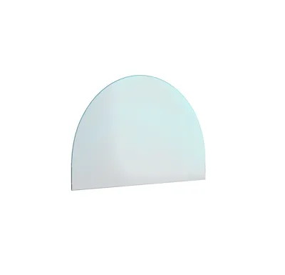 HS Flamingo Sklo pod kamna - Oblouk 700x450 mm / R350 / 6 mm