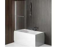 POLYSAN RIONI vanová zástěna s pneumatickým zdvihem, š. 710mm, stříbrná, čiré sklo POLYSAN RIONI vanová zástěna s pneumatickým zdvihem, š. 710mm, stříbrná, čiré sklo