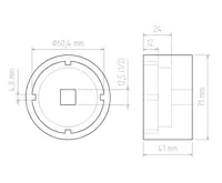 BGS Hlavice na matice se zářezy, pro Ford Transit s typem náprav 34 (1)