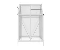 Zahradní skleník DEMETER A101-A 2,51m2 alu 201x190x132 cm PC 4 mm + základna IWH-10270001 (4)