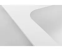 SAPHO ARUBA dvojumyvadlo, Rockstone, 240x51,5cm, levé, bílá mat (3)