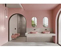 GSI PURA závěsná WC mísa, Swirlflush, 36x55cm, blush dual-mat (6)