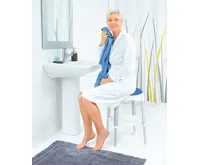 RIDDER HANDICAP stolička otočná, nastavitelná výška, bílá/modrá (6)