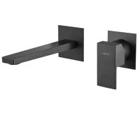 SAPHO SPECTRE podomítková dvouprvková umyvadlová baterie, černá mat SAPHO SPECTRE podomítková dvouprvková umyvadlová baterie, černá mat