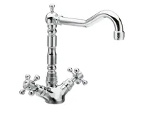 SAPHO ANTEA stojánková dřezová baterie s retro hubicí, chrom SAPHO ANTEA stojánková dřezová baterie s retro hubicí, chrom
