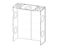 ROMOTOP Konvekční opláštění pro rohovou krbovou vložku IMPRESSION 2g L 67.60.01, 2g L 80.60.01, 2g L 93.60.01
