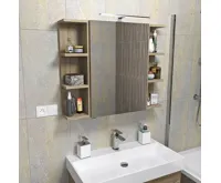 SAPHO RIWA galerka s LED osvětlením, 60x70x17cm, jilm bardini (5)