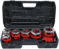 BGS Závitnice na trubkové závity 1/4"-1.1/4", sada 8 dílů