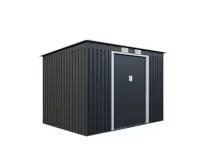 Zahradní domek ZEUS 2C 4,72 m2 antracit + podlahová konstrukce ZEUS 2C IWH-10230007 + IWH- (1)