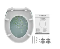 Schütte WC sedátko FLOWER IN THE WIND| Duroplast, Soft Close (9)