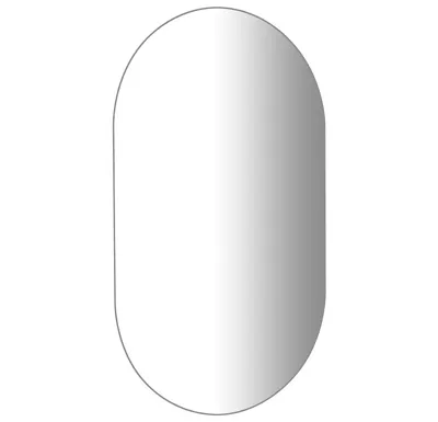 AQUALINE VORA zrcadlo s broušenou hranou oválné 50x85cm, CU free