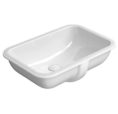 GSI PURA/CLASSIC keramické umyvadlo pod desku 38x55cm, bílá ExtraGlaze