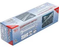 BGS Klíče očkoploché 6 - 22 mm 15° vyhnuté,12 dílů, Chrom Vanadium (6)