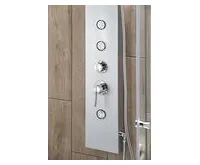 AQUALINE TUSA sprchový panel 200x1400mm, stříbrná (1)