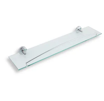 NOVASERVIS Polička se zábradlím Metalia 11 chrom - 0153,0