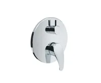 Sprchová baterie podomítková s přepínačem, Mbox, kulatý kryt, Sonáta, chrom Sprchová baterie podomítková s přepínačem, Mbox, kulatý kryt, Sonáta, chrom