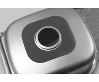 AQUALINE Nerezový vestavný dřez s odkapem 66x18x42cm (5)