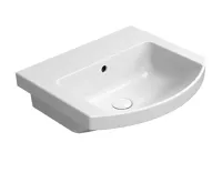 GSI NORM keramické umyvadlo 51x45cm, oblé, bez otvoru, bílá ExtraGlaze GSI NORM keramické umyvadlo 51x45cm, oblé, bez otvoru, bílá ExtraGlaze