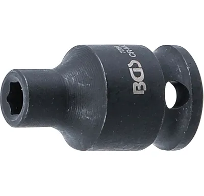 BGS Silová nástrčná hlavice, šestihranná,  6,3 mm (1/4"),  4 mm