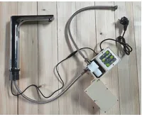 CREAVIT Senzorová vysoká stojánková baterie 230V AC / 6V DC (4xAA), chrom (3)