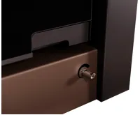 HS Flamingo Krbová kamna AQUAFLAM VARIO ® LEND 11/7kW hnědá - sametová, elektronická regulace (23)