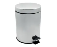 NOVASERVIS Odpadkový koš kulatý 12 l chrom - 6161,0