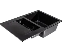 GRANISIL FABERO 795.15 Granitový dřez s vaničkou, černý (2)