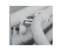 AQUALINE Sušák 4 ručníků na otopná tělesa, univerzální upínání, délka 50cm, bílá (1)